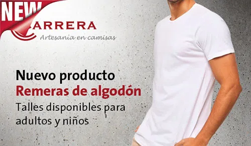Remeras de algodón